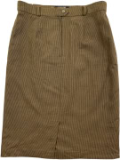 WEEKEND BY MAX MARA GONNA 90s A QUADRI MARRONE DA DONNA M