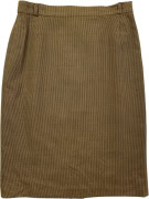 WEEKEND BY MAX MARA GONNA 90s A QUADRI MARRONE DA DONNA M