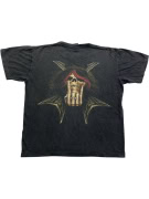 WILD T-SHIRT VINTAGE GRAPHIC ΜΕ ΤΥΠΩΜΑ "SKELETON GUITARIST" WASHED BLACK ΑΝΔΡΙΚΟ MEDIUM