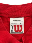 WILSON T-SHIRT 90s RAGLAN ΚΟΚΚΙΝΟ / ΓΚΡΙ UNISEX L