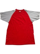 WILSON T-SHIRT 90s RAGLAN ΚΟΚΚΙΝΟ / ΓΚΡΙ UNISEX L