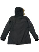 WOOLRICH ARCTIC PARKA NERO CON CAPPUCCIO E PELLICCIA