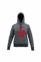WOOLRICH Φούτερ Hoodie Vintage Με Κεντημένο Λογότυπο Γκρι Ανδρικό M
