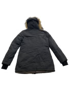 WOOLRICH Γυναικείο Μπουφάν Parka Vintage Λογότυπο Γούνα Μαύρο M