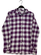 WOOLRICH ΚΑΡΟ ΠΟΥΚΑΜΙΣΟ CLASSIC ΜΩΒ ΓΚΡΙ ΓΥΝΑΙΚΕΙΟ PRE OWNED S