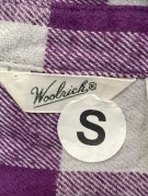 WOOLRICH ΚΑΡΟ ΠΟΥΚΑΜΙΣΟ CLASSIC ΜΩΒ ΓΚΡΙ ΓΥΝΑΙΚΕΙΟ PRE OWNED S