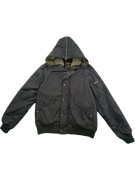 WOOLRICH Parka Jacket Logo Nero UNISEX L