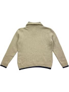 Woolrich Vintage Logo Knit Sweater Beige Men's XL