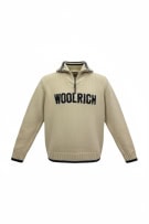 Woolrich Vintage Logo Knit Sweater Beige Men's XL