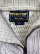 Woolrich Vintage Logo Knit Sweater Beige Men's XL