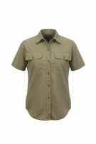 WOOLRICH Πουκάμισο Κοντομάνικο Μπεζ ΓΥΝΑΙΚΕΙΟ M
