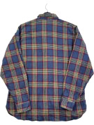 WOOLRICH ΠΟΥΚΑΜΙΣΟ VINTAGE ΚΑΡΟ ΜΠΛΕ/ΚΟΚΚΙΝΟ UNISEX L preowned