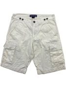 WOOLRICH ΒΕΡΜΟΥΔΑ CARGO CASUAL LOGO PATCH ΛΕΥΚΟ ΑΝΔΡΙΚΟ M