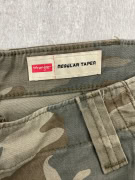 Wrangler Cargo Παντελόνι Camo Regular Taper Logo Χακί Ανδρικό L