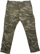 Wrangler Cargo Pants Regular Taper Camouflage Khaki Men’s 4XL