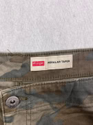 Wrangler Cargo Pants Regular Taper Camouflage Khaki Men’s 4XL