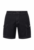WRANGLER CARGO SHORTS WORKWEAR NERO UOMO PRE OWNED L