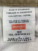 WRANGLER Bermuda cargo kaki UNISEX M