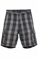 WRANGLER BERMUDA CARGO UTILITY QUADRI CHARCOAL UOMO PRE OWNED XL