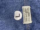 WRANGLER DENIM SHORTS CLASSIC BLUE MEN PRE OWNED L