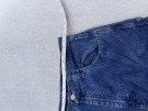 WRANGLER DENIM SHORTS CLASSIC BLUE MEN PRE OWNED L