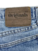 WRANGLER SHORTS IN DENIM 90s CON PATCH LOGO BLU UNISEX M