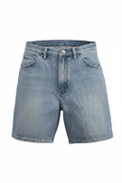 WRANGLER SHORTS IN DENIM 90s CON PATCH LOGO BLU UNISEX M