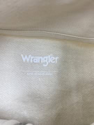 Wrangler 1/4 Zip Sweatshirt Casual Beige Men’s L