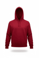 Wrangler Felpa Hoodie Basic Rossa da Uomo M