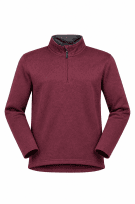 WRANGLER HALF ZIP FLEECE BURGUNDY MEN PRE OWNED M
