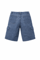 WRANGLER JEANS CARGO SHORTS WASHED BLUE MEN PRE OWNED XS
