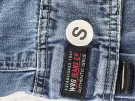 WRANGLER JEANS CARGO SHORTS WASHED BLUE MEN PRE OWNED XS