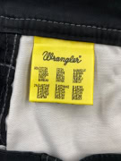 WRANGLER Straight Fit Casual Jeans Logo Black Men’s M