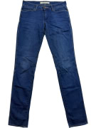 Wrangler Jeans Pantaloni in denim casual con patch Mickey blu unisex S