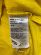 WRANGLER Polo casual da uomo con logo ricamato giallo Large