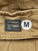 WRANGLER ORIGINALS CARGO PANTS UTILITY BROWN MEN PRE OWNED M