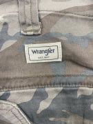 WRANGLER Pantaloni cargo stile militare mimetico camo da uomo taglia L