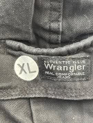 WRANGLER CARGO PANTS WORKWEAR FADED BLACK MENS PRE OWNED XL