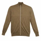 Wrangler Πλεκτή Ζακέτα Καφέ με Φερμουάρ Ανδρική 3XL