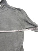 WRANGLER CARDIGAN IN MAGLIA CON ZIP MINIMAL GRIGIO DONNA PRE OWNED L