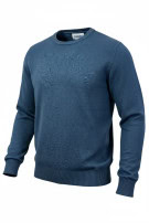 WRANGLER KNIT SWEATER MINIMAL BLUE MEN PRE OWNED L