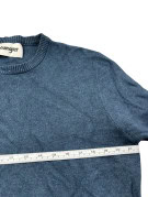 WRANGLER KNIT SWEATER MINIMAL BLUE MEN PRE OWNED L