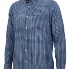 WRANGLER Camicia classica blu da uomo usata