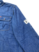 WRANGLER CAMICIA DENIM VINTAGE BLU UOMO PRE OWNED L