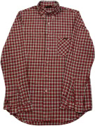 Wrangler Plaid Shirt Casual Logo Multicolor (Red) Men’s M