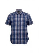 Wrangler Plaid Shirt Vintage Logo Blue Men’s XL