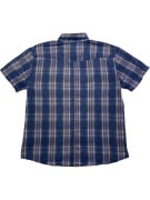 Wrangler Plaid Shirt Vintage Logo Blue Men’s XL