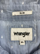 WRANGLER Πουκάμισο Κοντομάνικο SLIM FIT Cactus Print Μπλε Ανδρικό XL