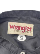 WRANGLER CAMICIA MINIMAL NERA UOMO PRE OWNED S