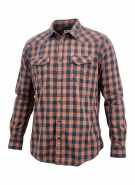WRANGLER ΠΟΥΚΑΜΙΣΟ VINTAGE STYLE ΛΟΓΟΤΥΠΟ ΚΑΡΟ ΚΑΦΕ/ΜΠΛΕ ΑΝΔΡΙΚΟ XXXL